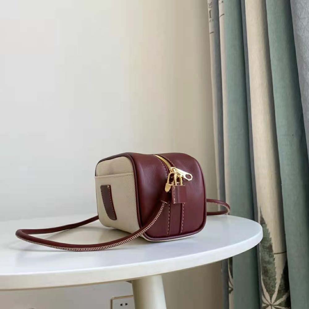 Burberry Women Horseferry Print Canvas Half Cube Crossbody Bag - image 8