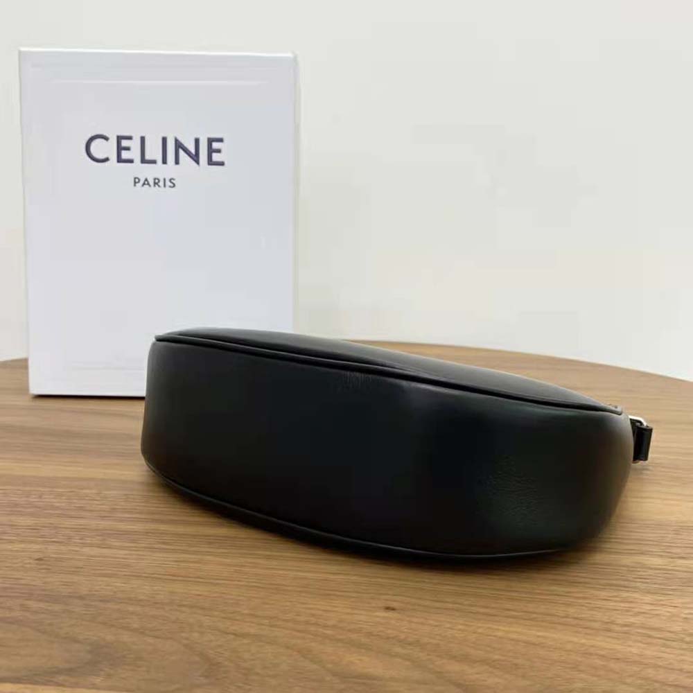 Celine Women Ava Bag in Smooth Calfskin with Celine Print-Black - image 5