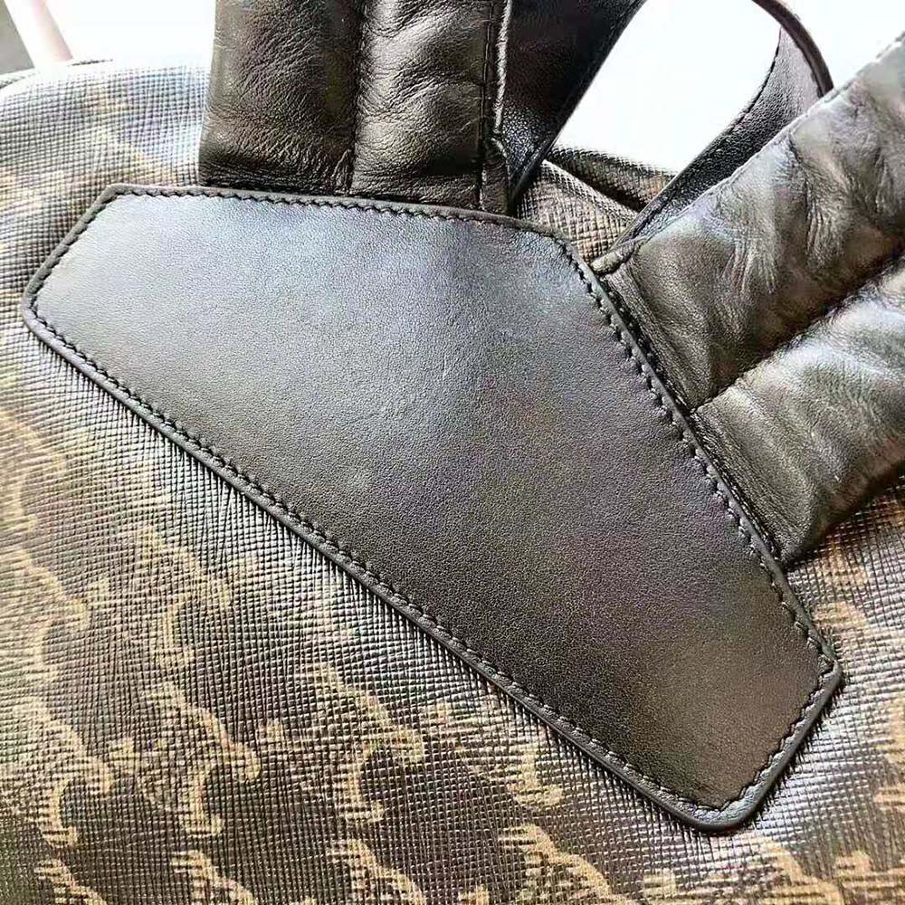 Celine Women Medium Backpack in Triomphe Canvas and Calfskin - image 7
