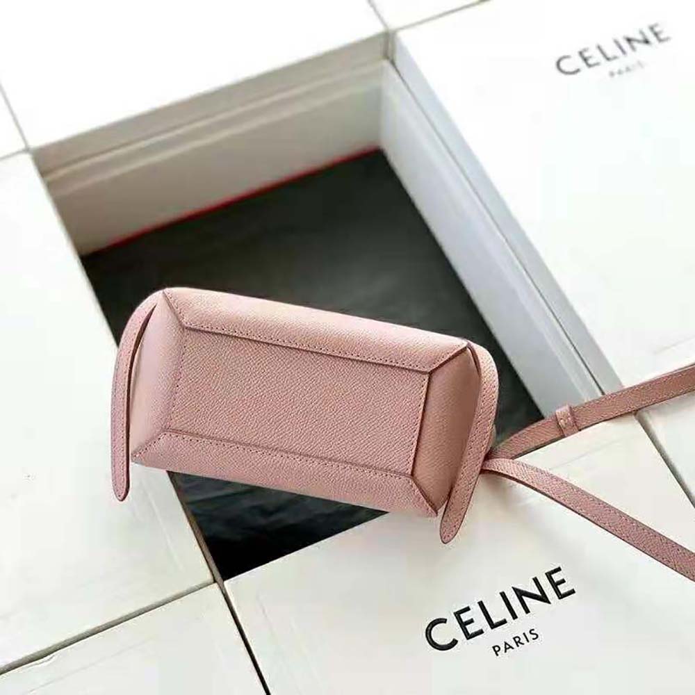 Celine Women Pico Belt Bag in Grained Calfskin Vintage-Pink - image 5