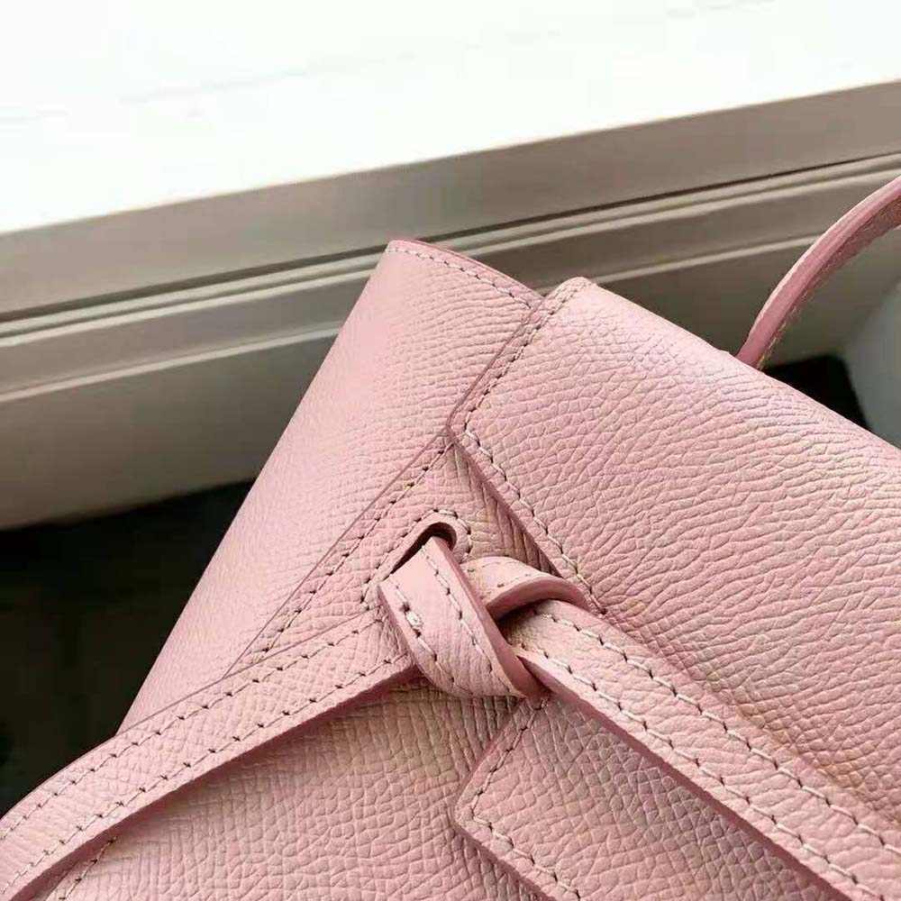 Celine Women Pico Belt Bag in Grained Calfskin Vintage-Pink - image 10