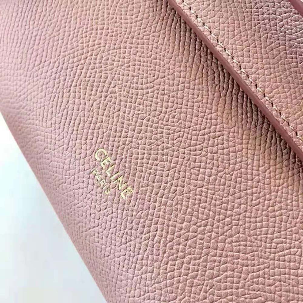 Celine Women Pico Belt Bag in Grained Calfskin Vintage-Pink - image 8