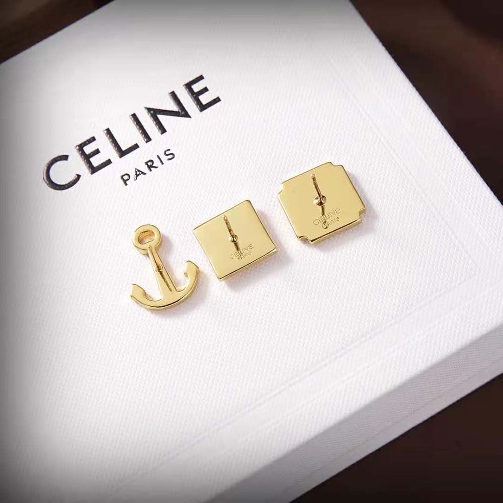 Side angle showing push-back closure on Celine Women Separables Sailor Set
