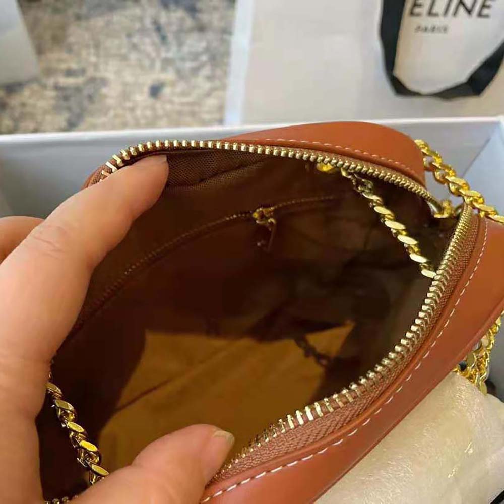 Celine Women Small Patapans in Triomphe Canvas and Calfskin - image 10