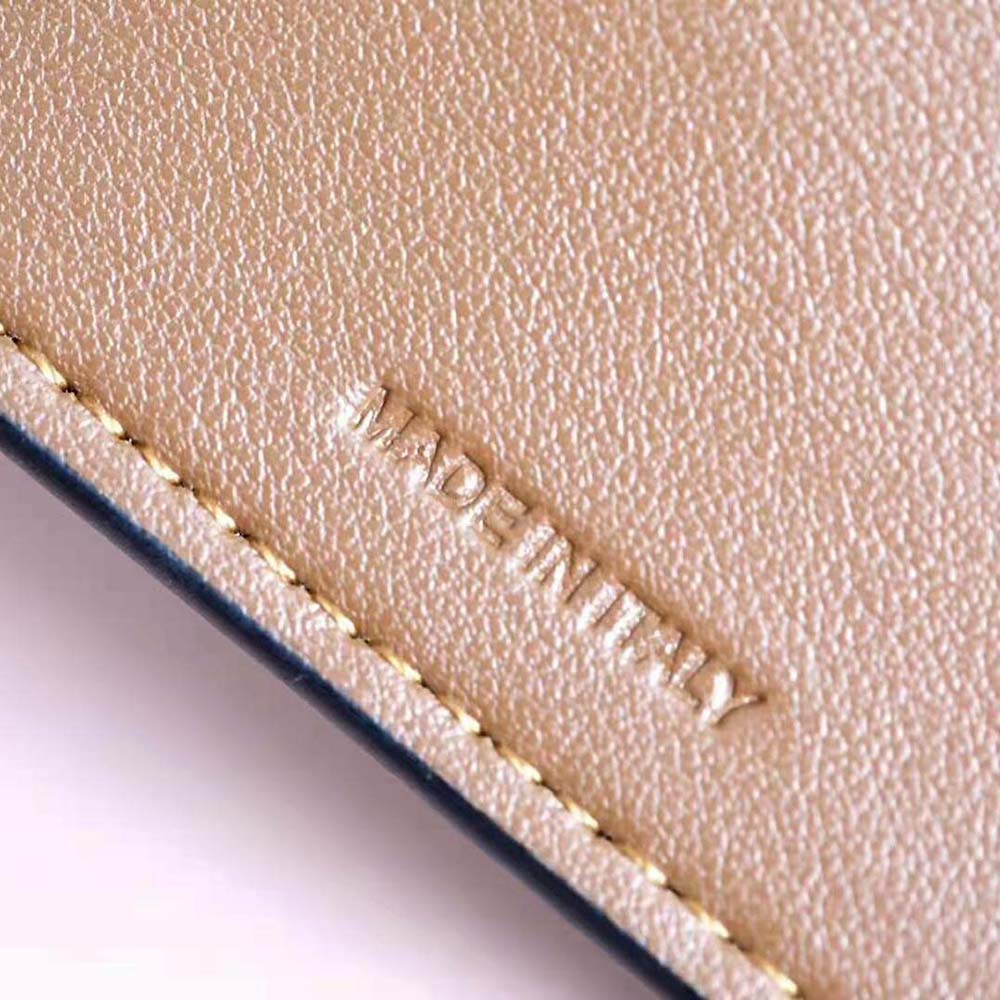 Celine Women Small Triomphe Wallet in Triomphe Canvas-Tan - image 8