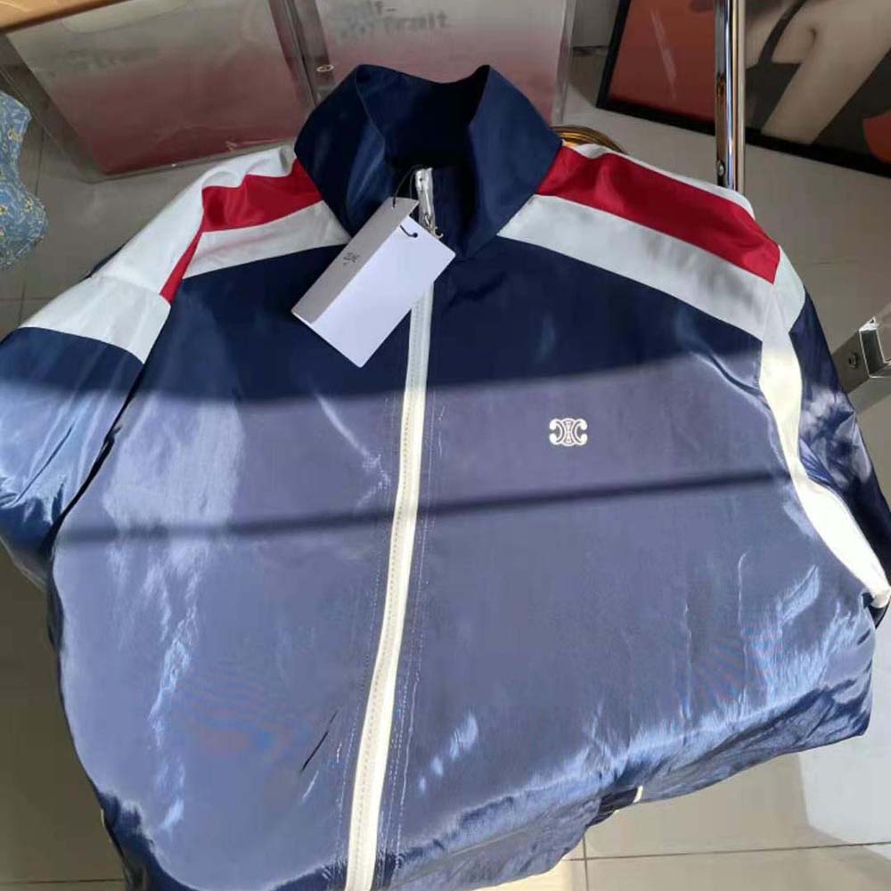 Celine Women Windbreaker in Lightweight Nylon - image 4