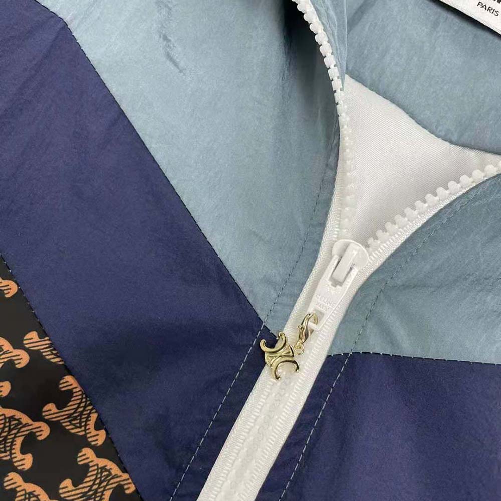 Celine Women Windbreaker with Monogram in Nylon-White - image 7