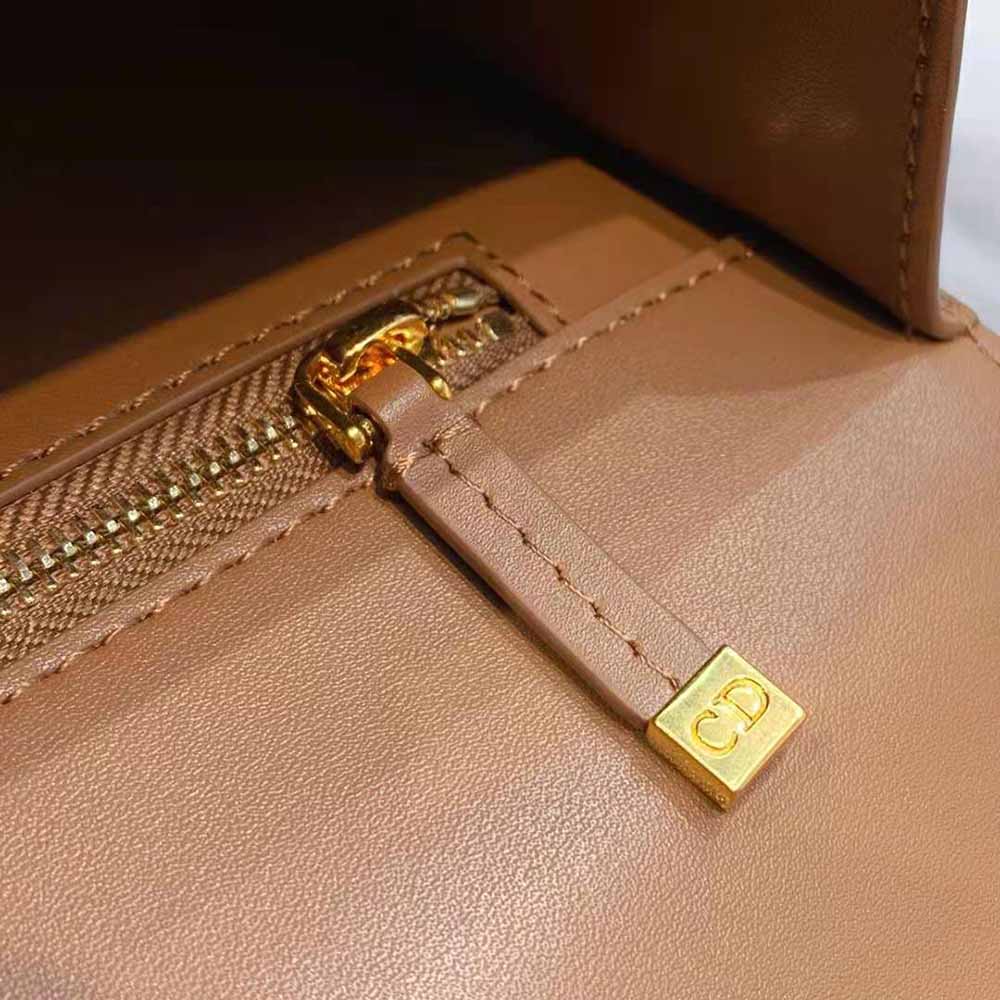 Dior Women 30 Montaigne Bag Des Vents Box Calfskin-Brown - image 9