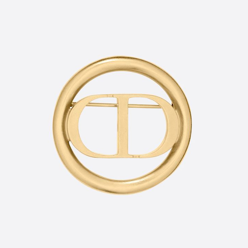 Close-up of Dior Women 30 Montaigne Brooc Gold-Finish Metal clasp detail