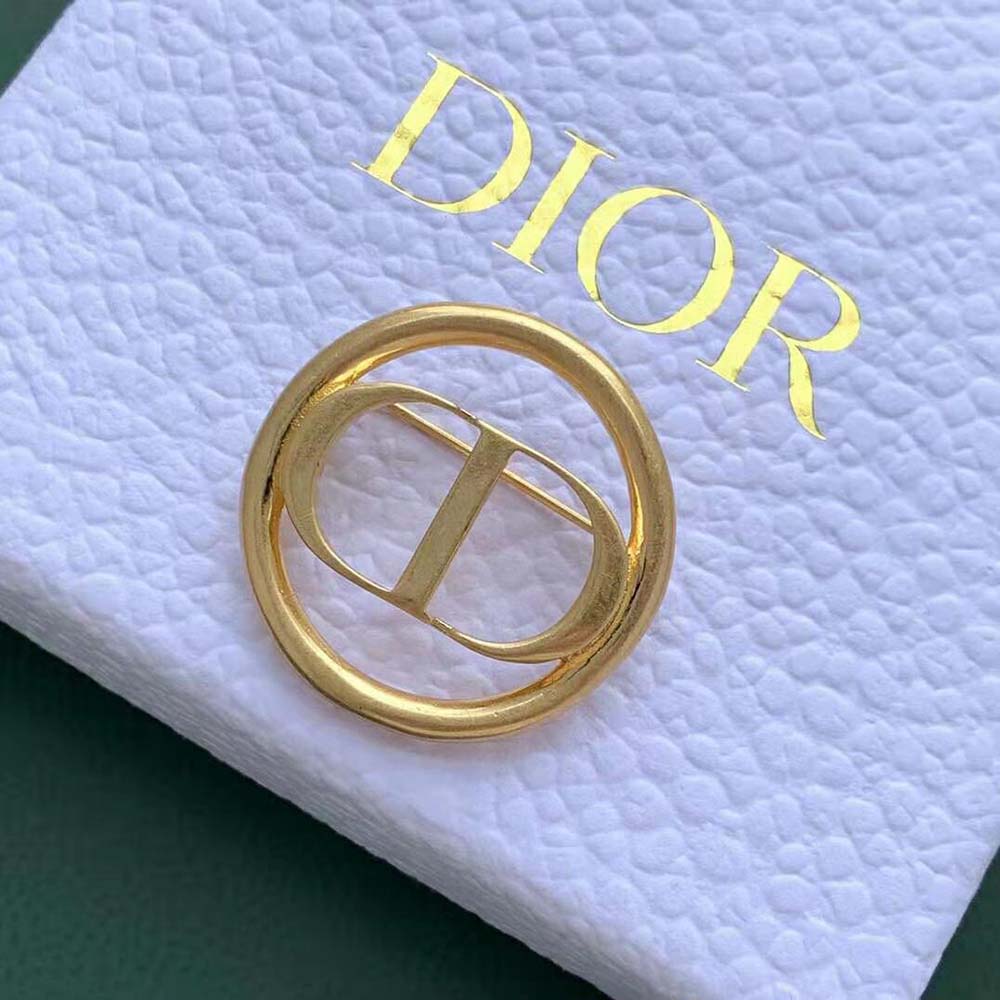 Dior Women 30 Montaigne Brooc Gold-Finish Metal - image 6