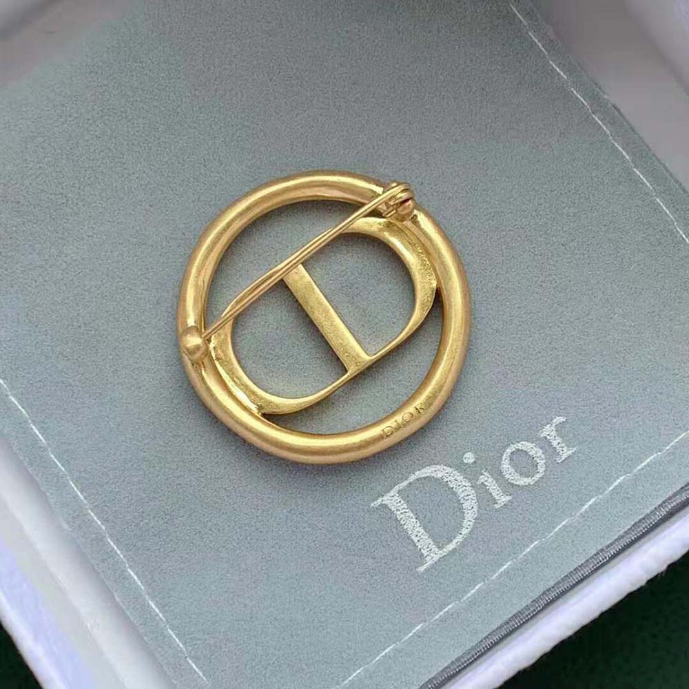 Dior Women 30 Montaigne Brooc Gold-Finish Metal - image 5