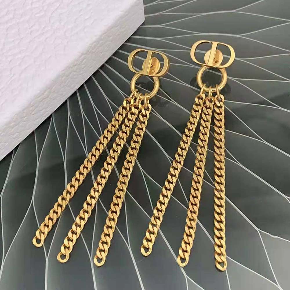 Dior Women 30 Montaigne Earrings Gold-Finish Metal - image 5