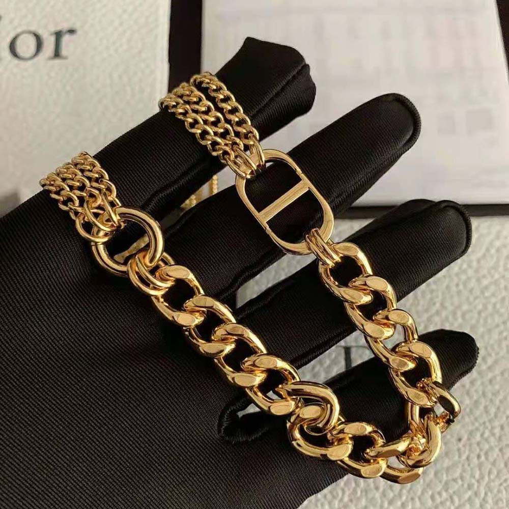 Dior Women 30 Montaigne Necklace Gold-Finish Metal - image 6