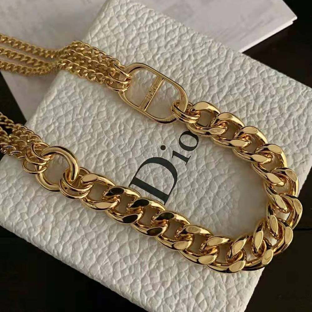 Dior Women 30 Montaigne Necklace Gold-Finish Metal - image 5