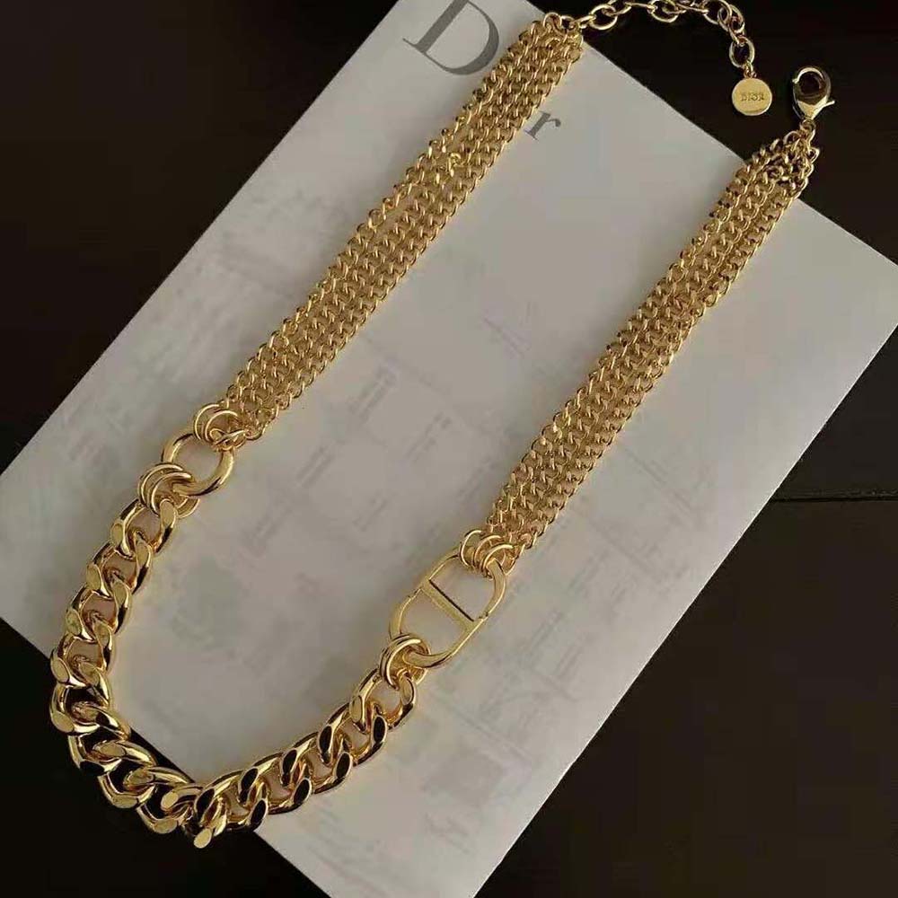 Dior Women 30 Montaigne Necklace Gold-Finish Metal - image 4
