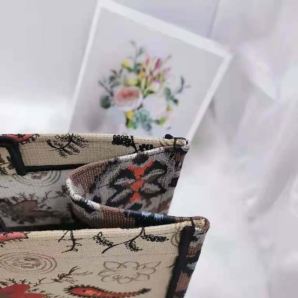 Dior Women Book Tote Multicolor Dior Flowers Embroidery - image 10