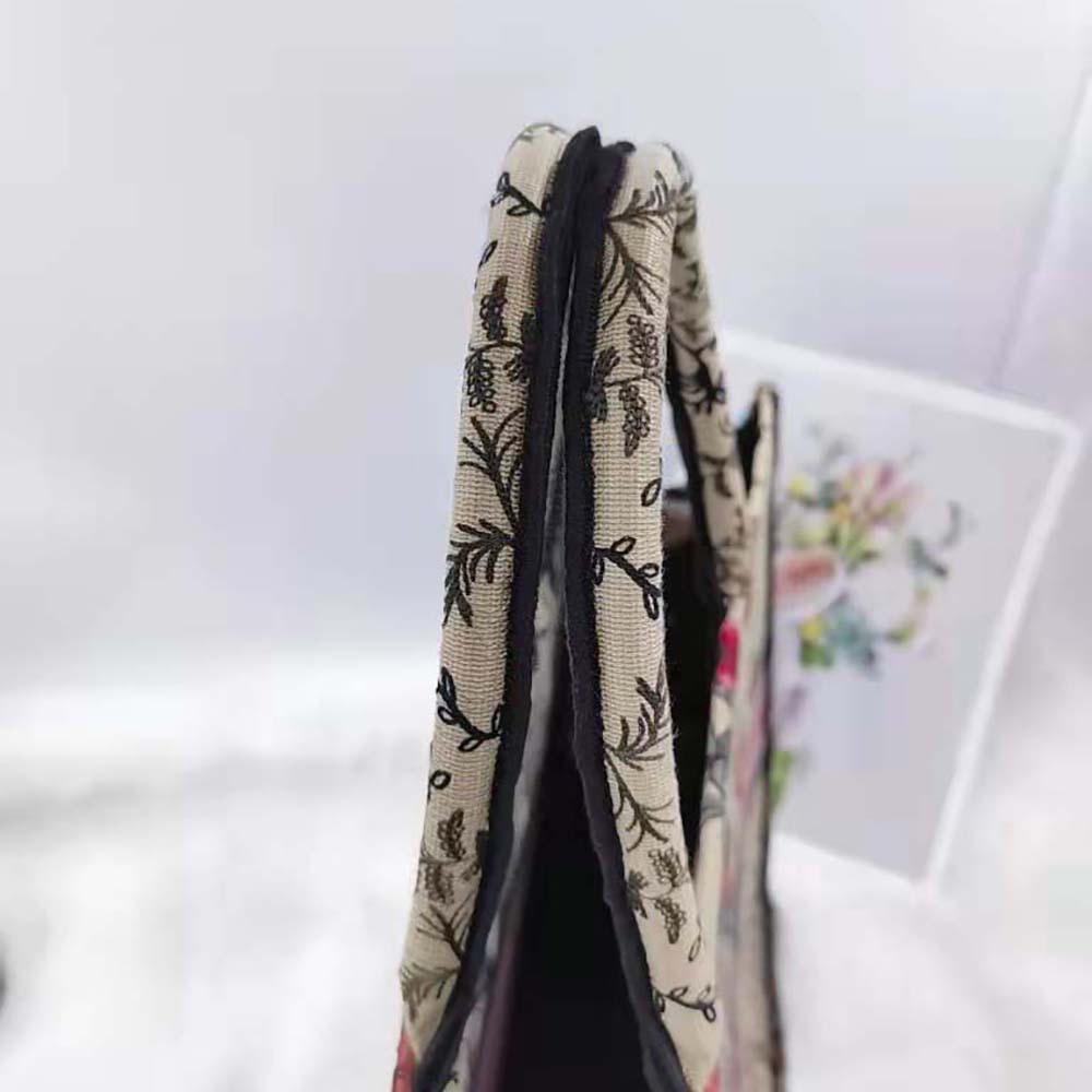Dior Women Book Tote Multicolor Dior Flowers Embroidery - image 9