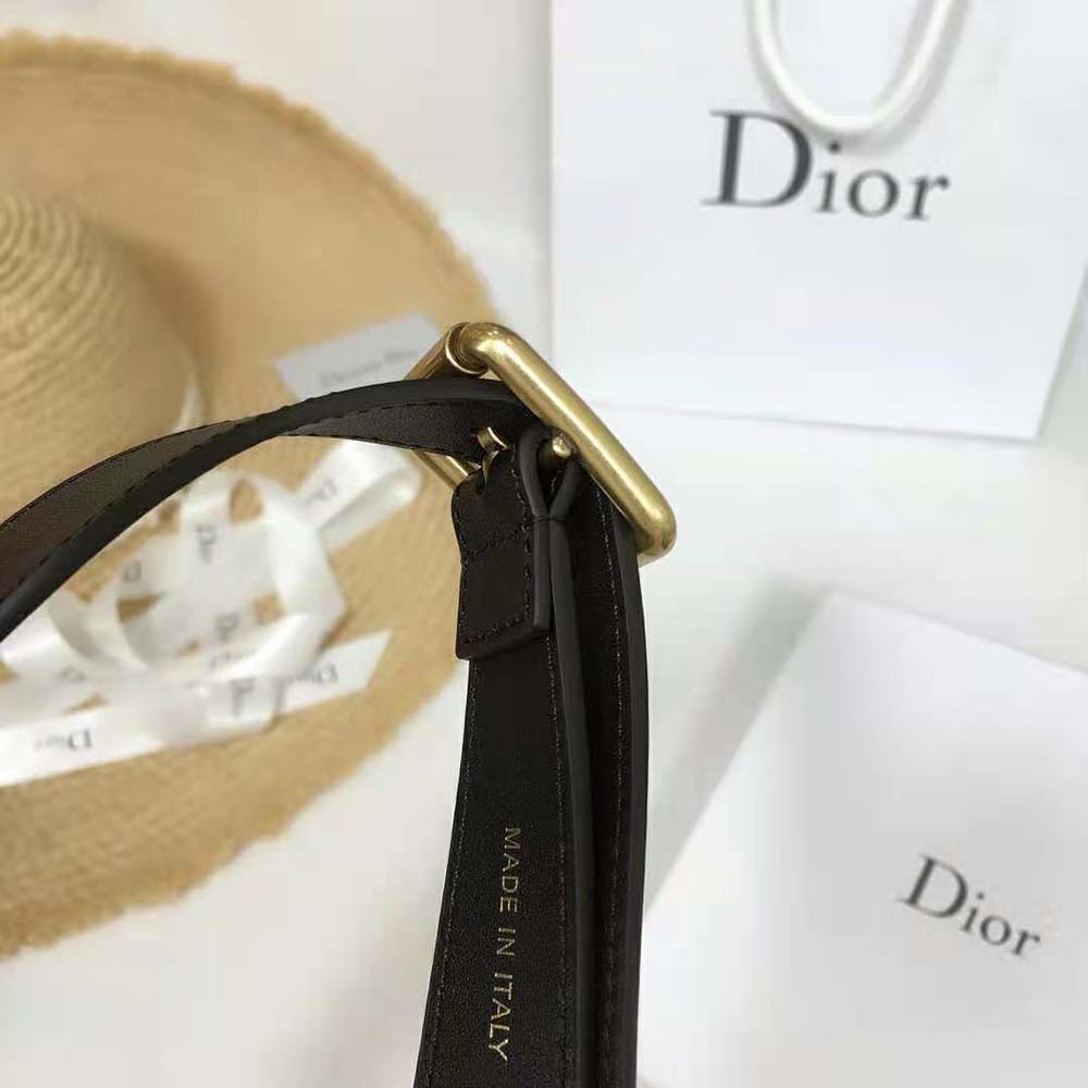 Dior Women Christian Dior Belt Blue and Cream Christian Dior Embroidered Canvas - image 7