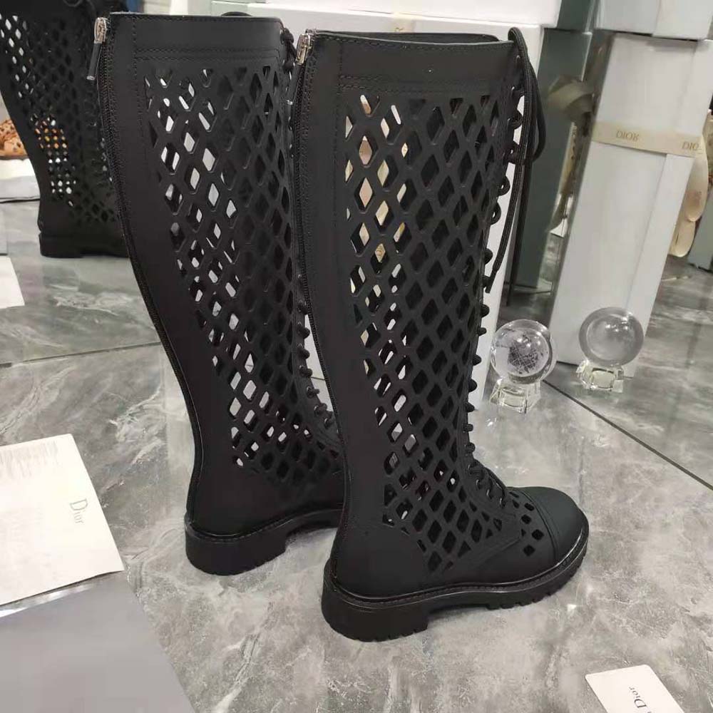 Dior Women D-Trap Boot Black Matte Calfskin - image 5