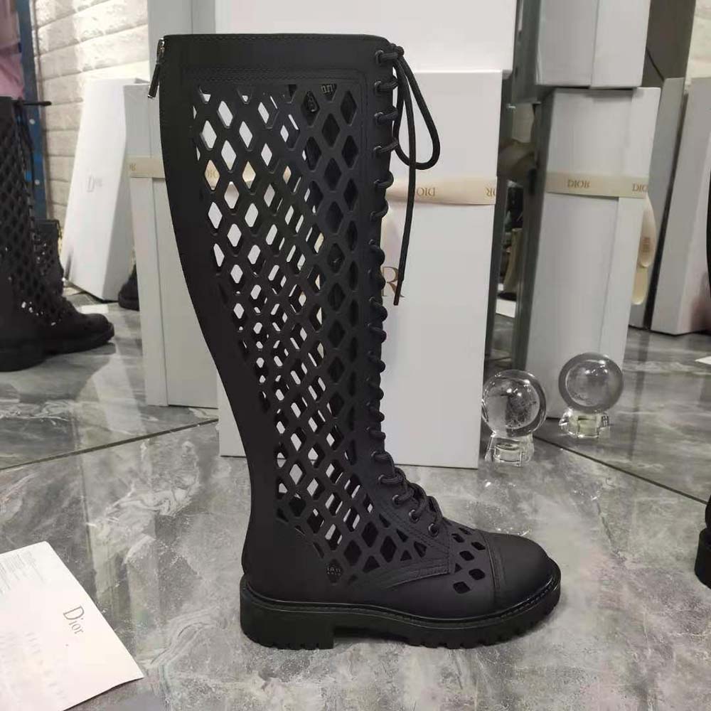 Dior Women D-Trap Boot Black Matte Calfskin - image 7