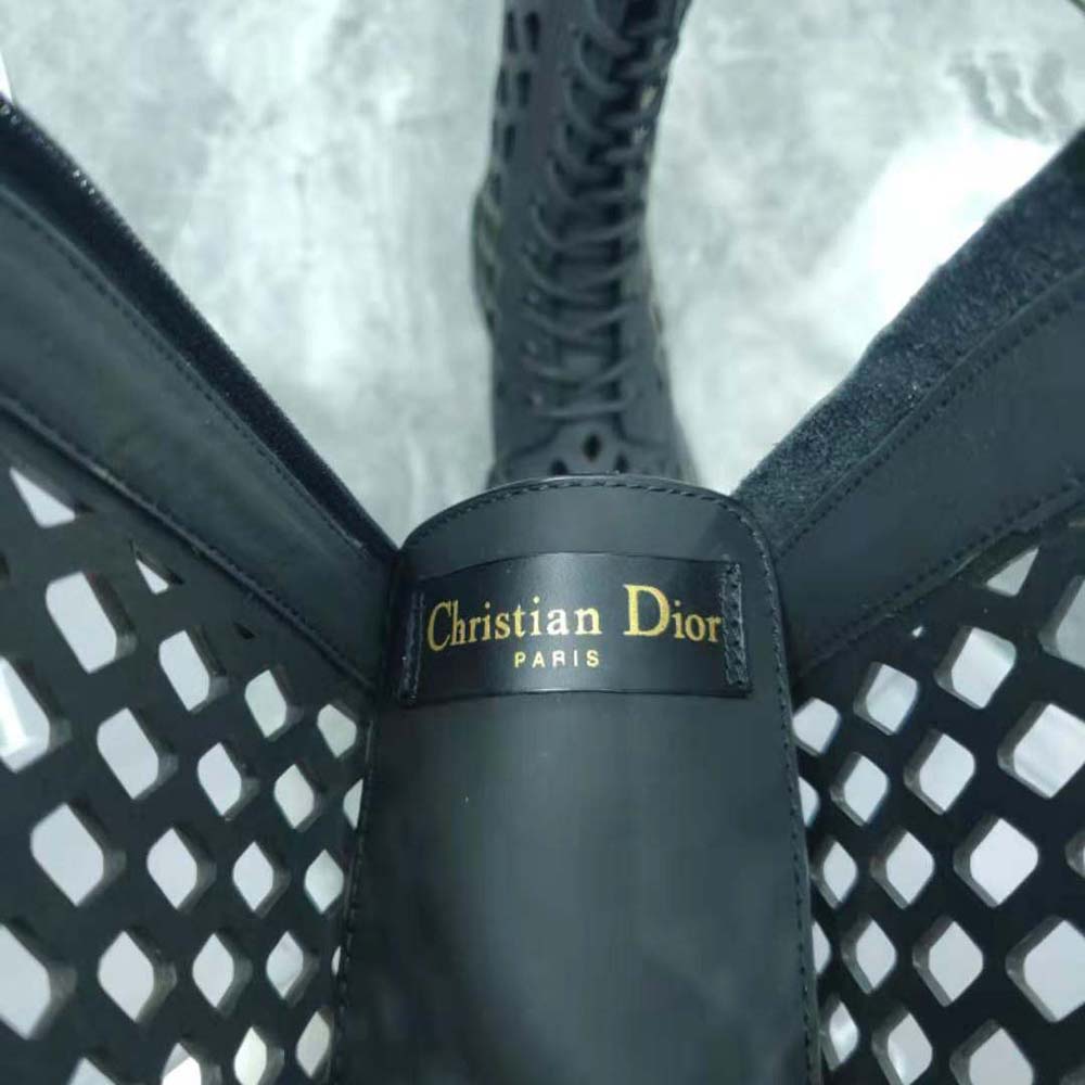 Dior Women D-Trap Boot Black Matte Calfskin - image 9