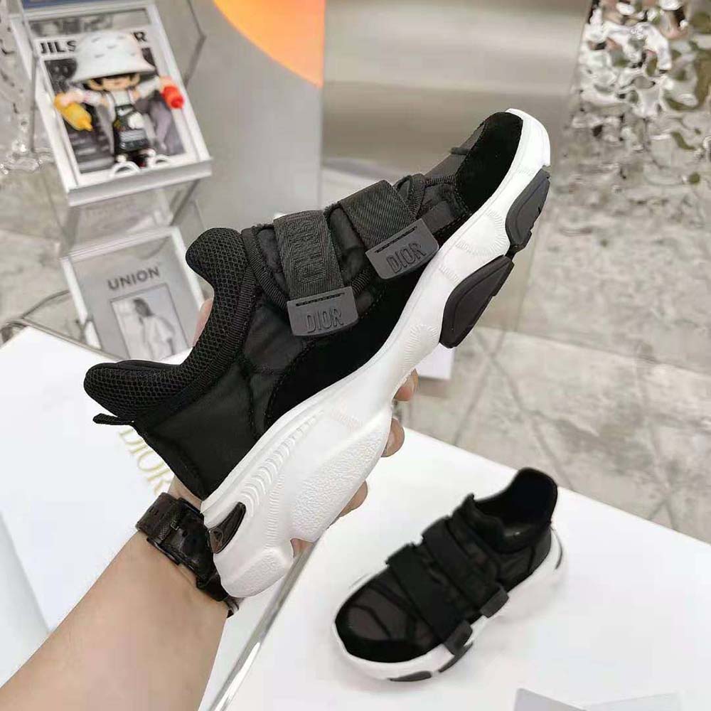 Dior Women D-Wander Sneaker Black Camouflage Technical Fabric - image 10