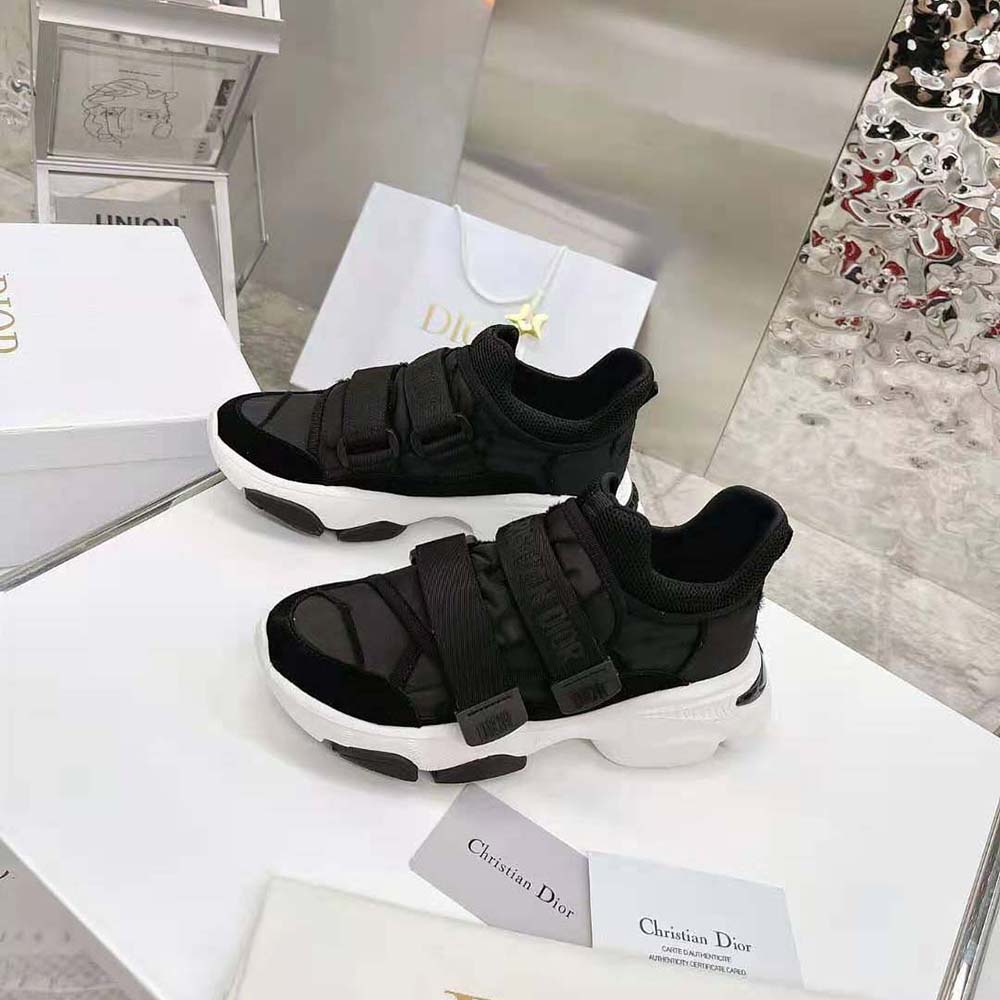 Dior Women D-Wander Sneaker Black Camouflage Technical Fabric - image 4