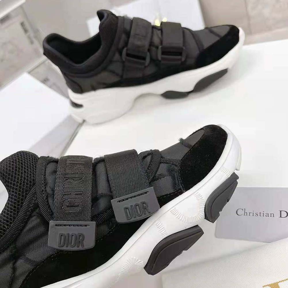 Dior Women D-Wander Sneaker Black Camouflage Technical Fabric - image 5