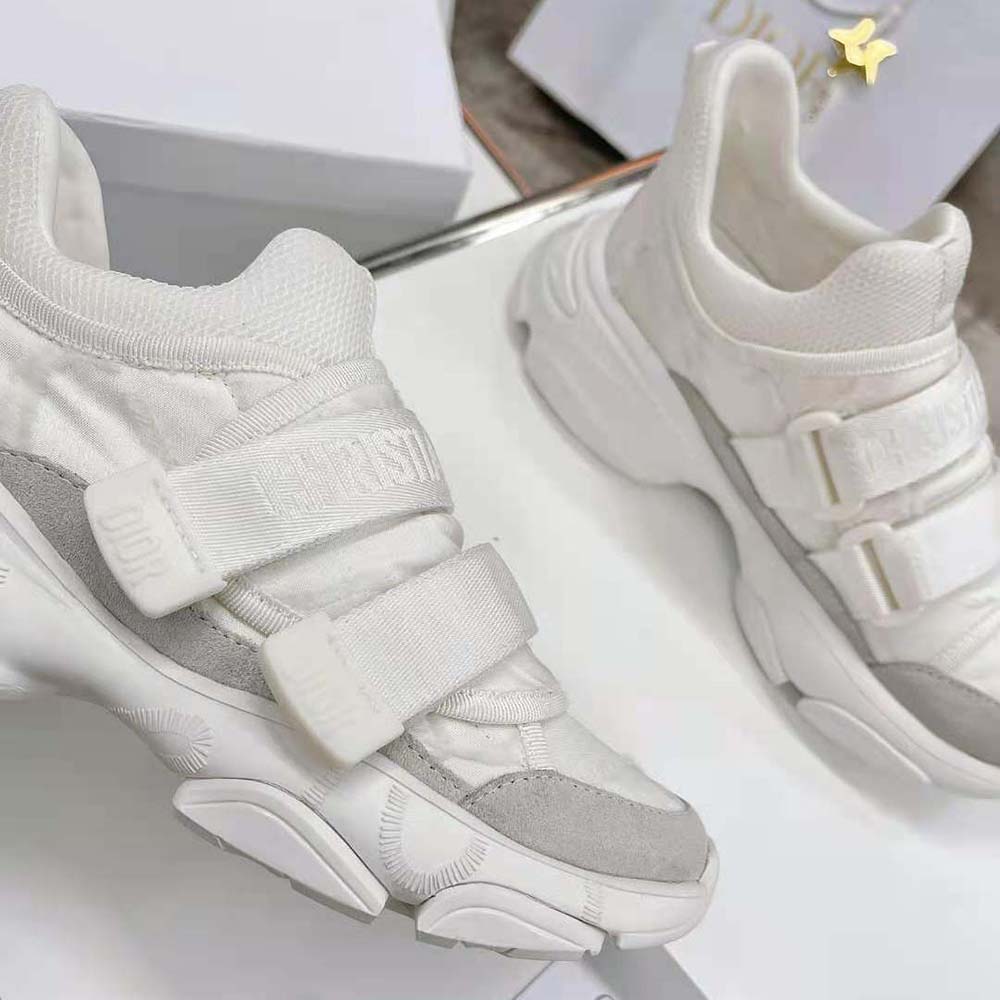 Dior Women D-Wander Sneaker White Camouflage Technical Fabric - image 9