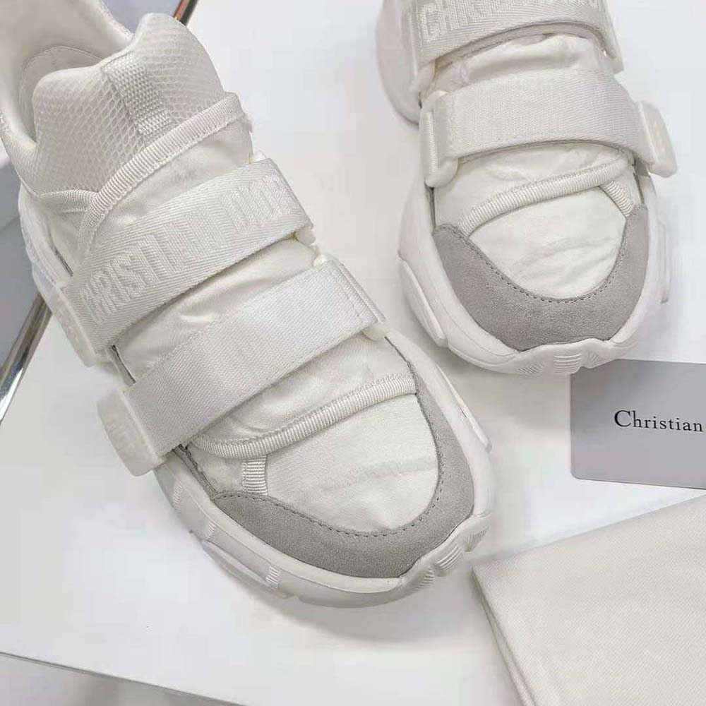 Dior Women D-Wander Sneaker White Camouflage Technical Fabric - image 10