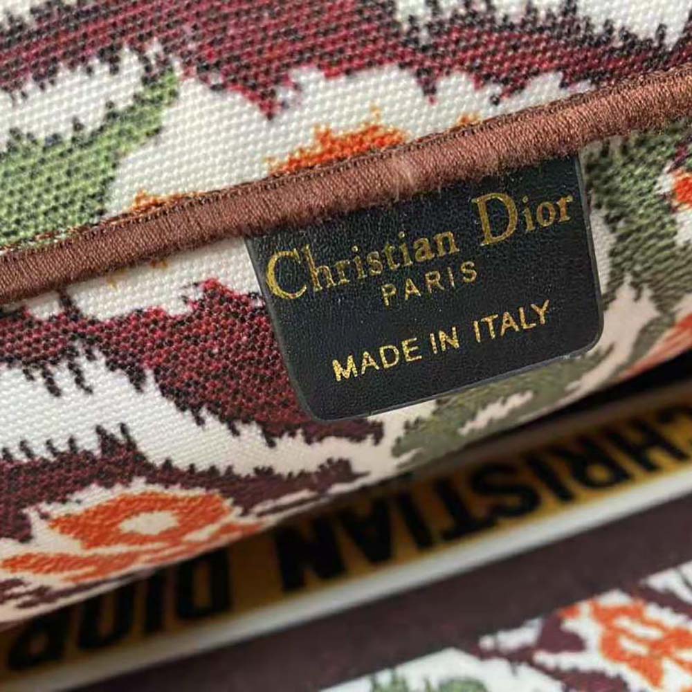 Dior Women Dior Book Tote Yellow Multicolor Dior Paisley Embroidery - image 8