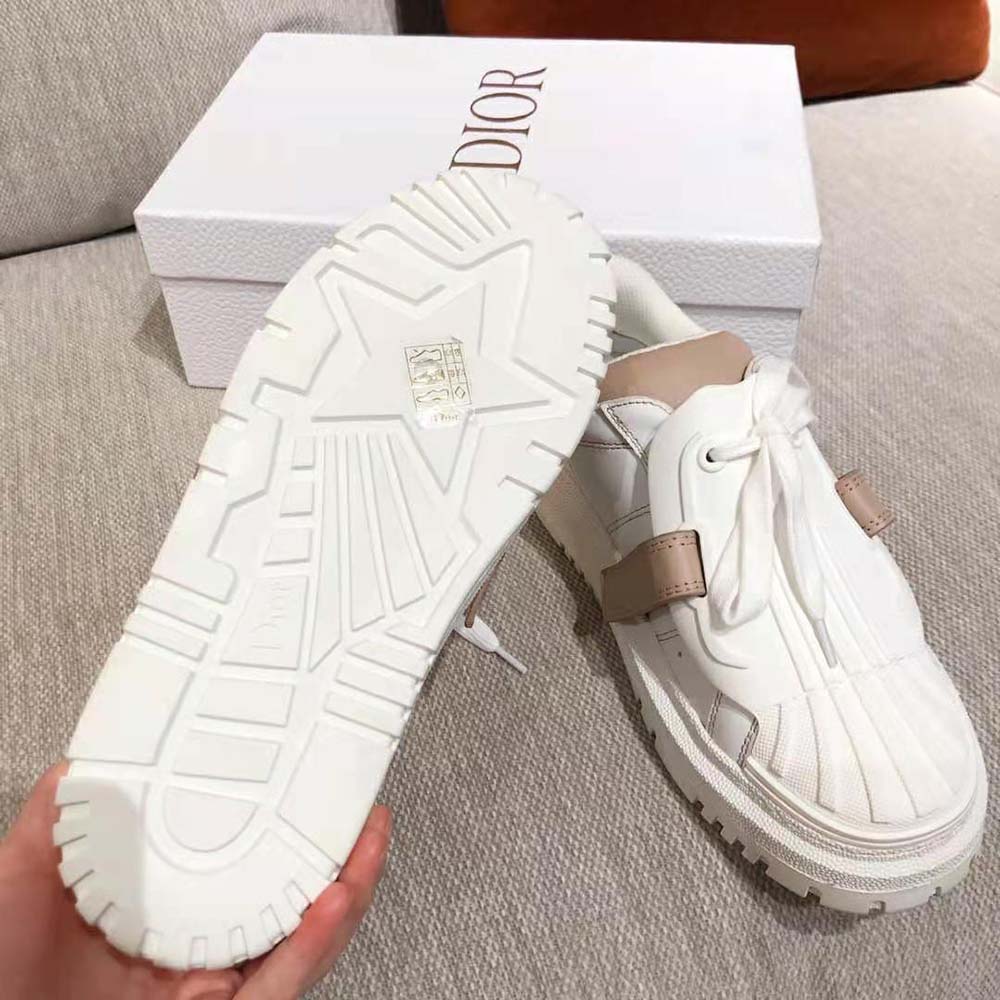 Dior Women Dior-id Sneaker White and Nude Calfskin and Rubber - image 7