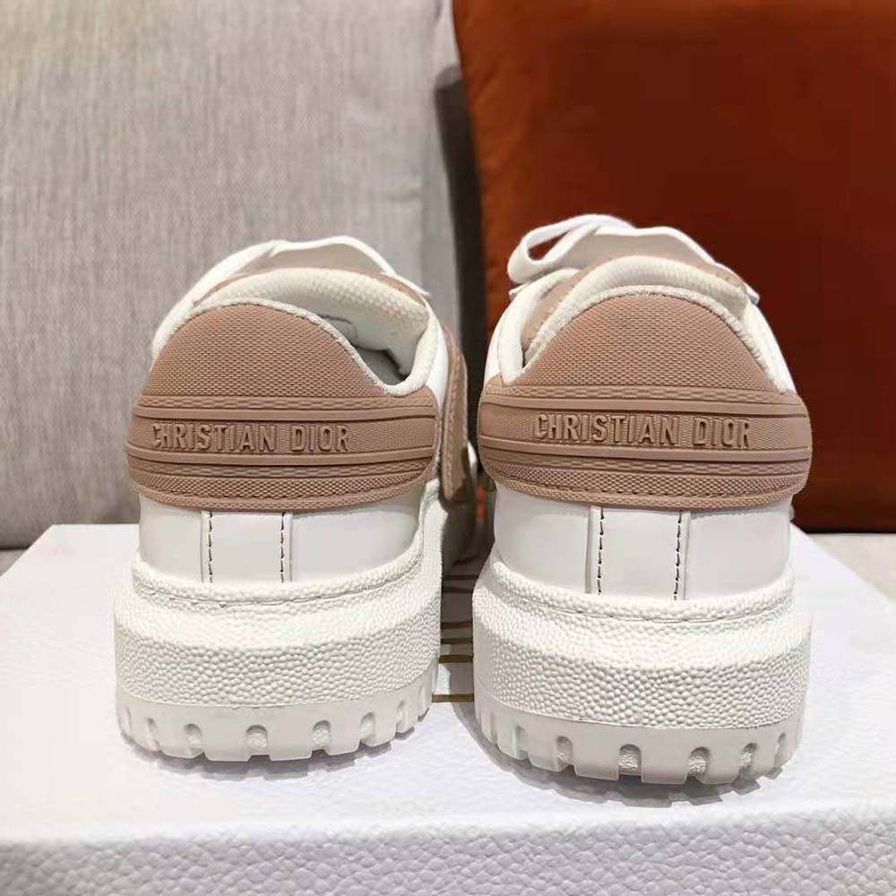 Dior Women Dior-id Sneaker White and Nude Calfskin and Rubber - image 6