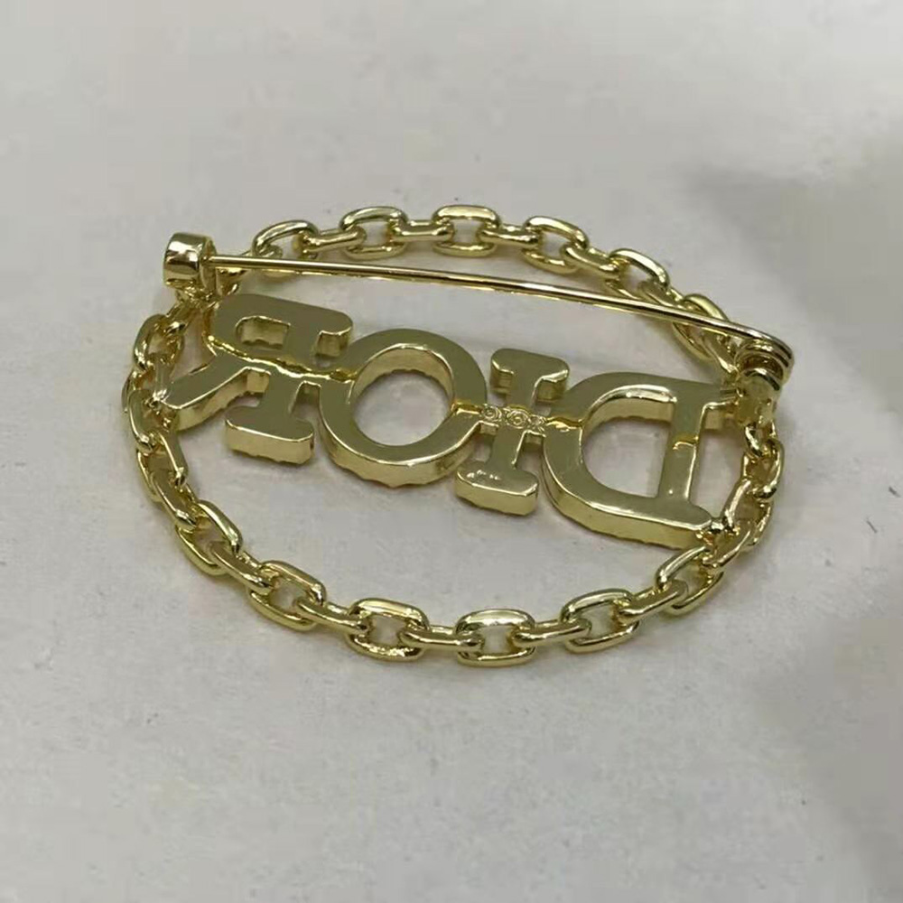Dior Women Diorevolution Brooch Gold-Finish Metal and Multicolor Crystals - image 6