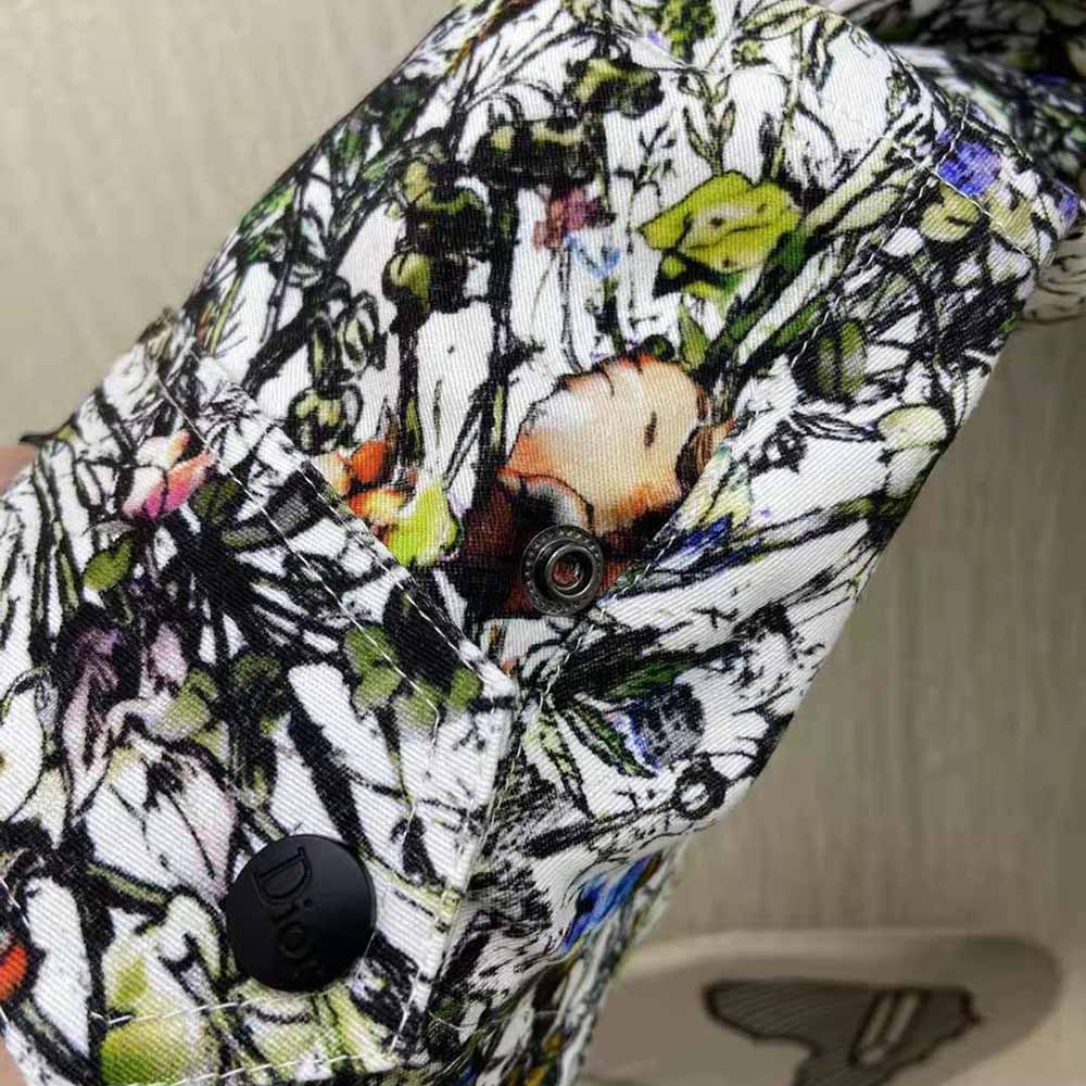 Dior Women Hooded Anorak Multicolor Technical Taffeta Jacquard - image 5