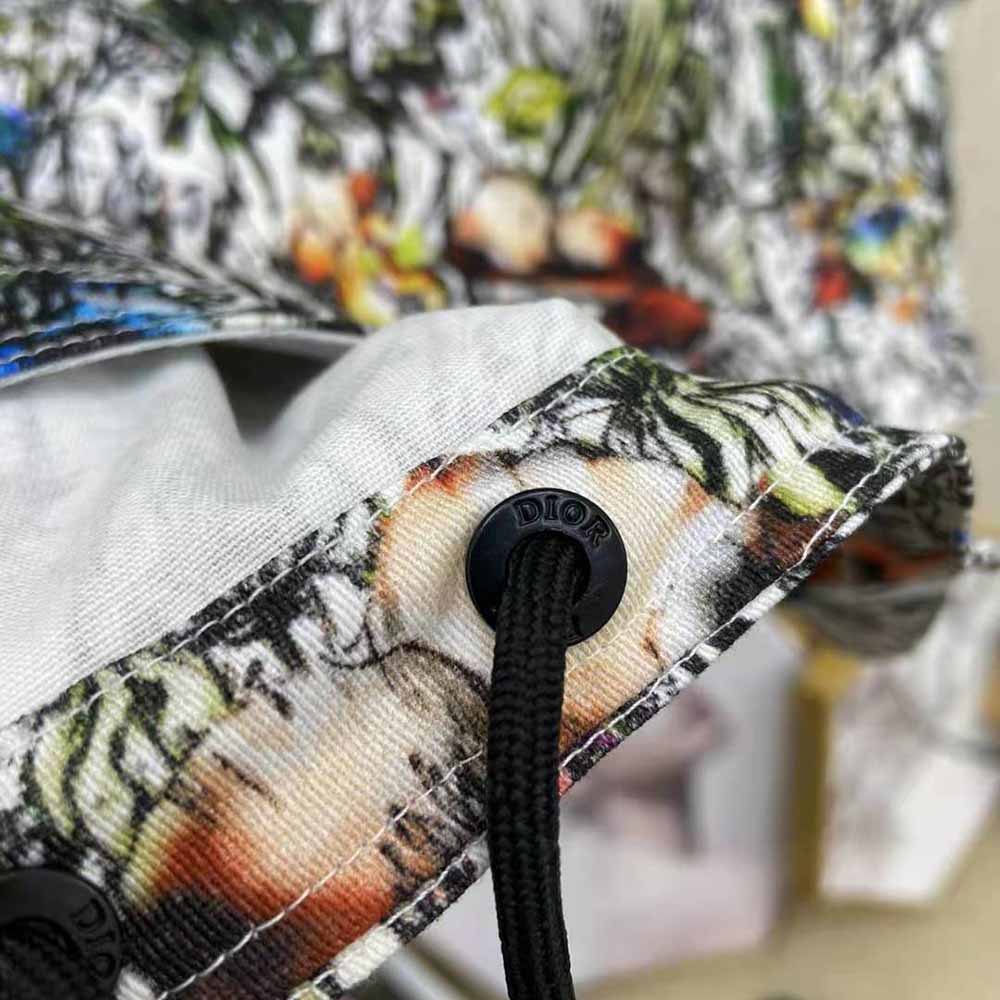 Dior Women Hooded Anorak Multicolor Technical Taffeta Jacquard - image 9