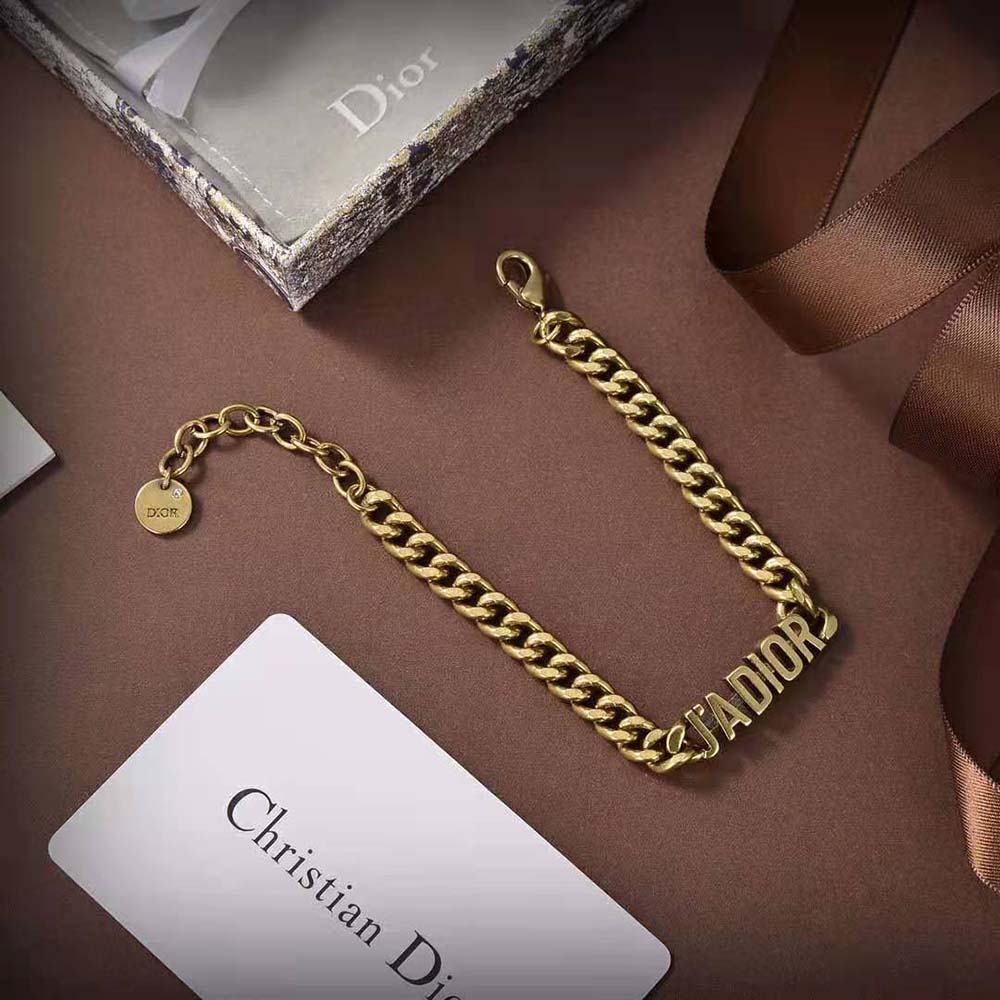 Dior Women J Adior Bracelet Antique Gold-Finish Metal - image 5