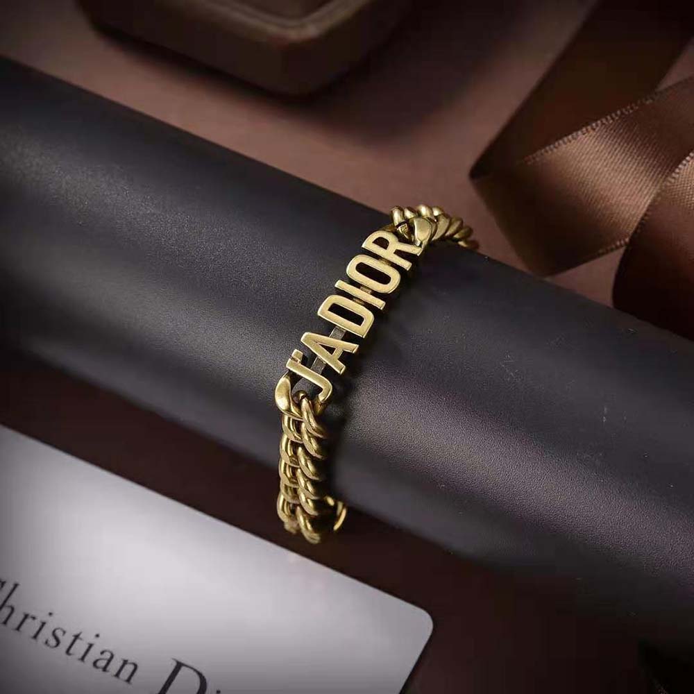 Dior Women J Adior Bracelet Antique Gold-Finish Metal - image 9