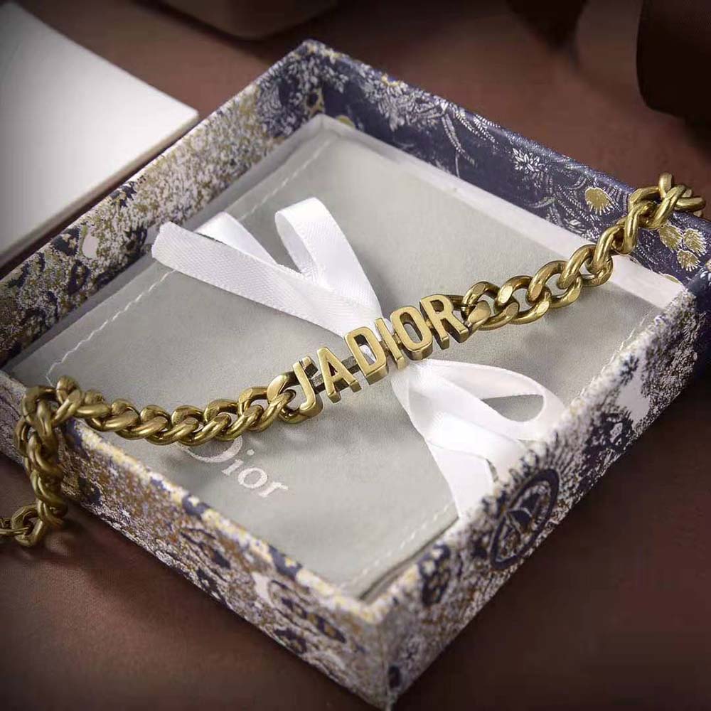 Dior Women J Adior Bracelet Antique Gold-Finish Metal - image 8