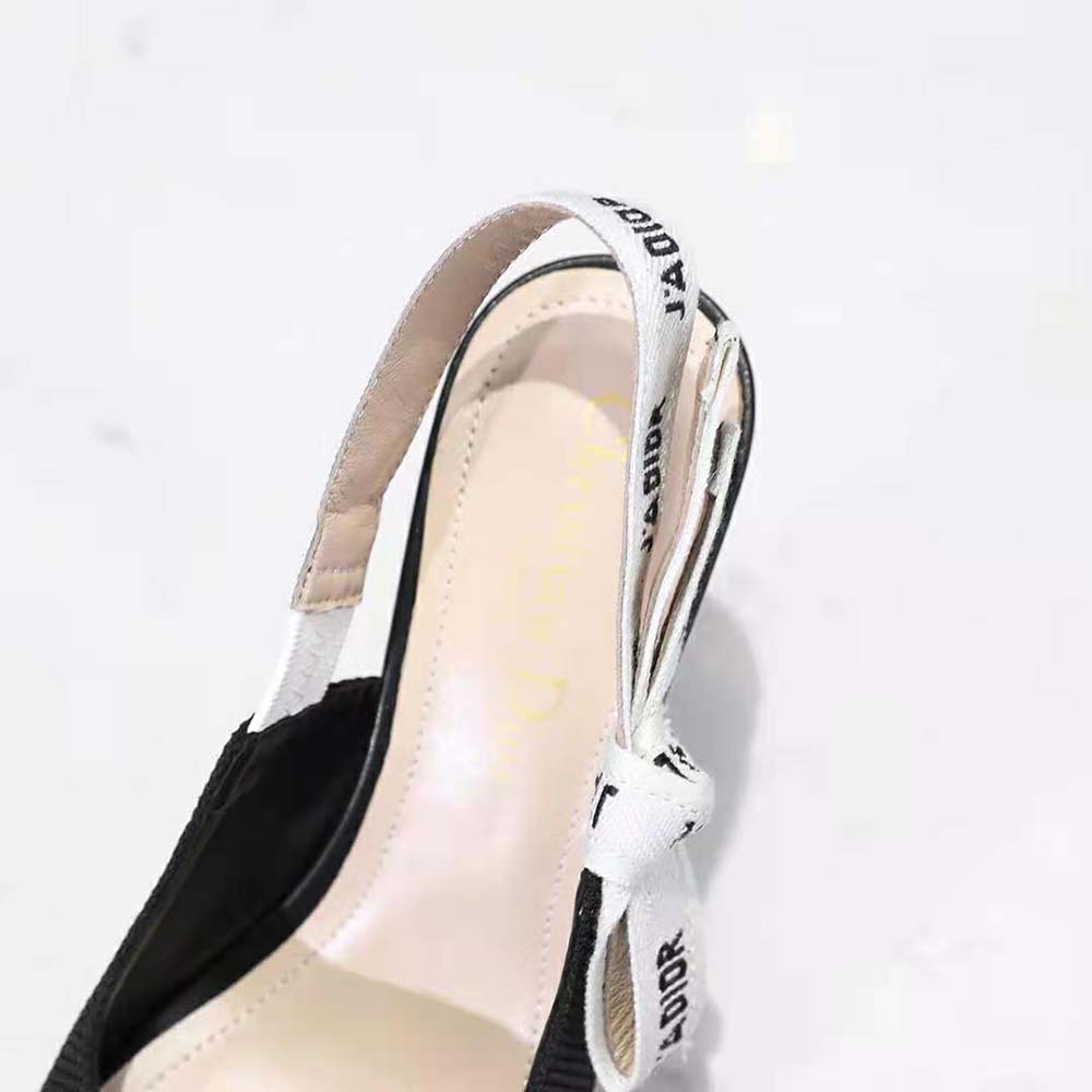 Dior Women J’adior Heeled Sandal Black Technical Fabric in 8.5cm Heel - image 10