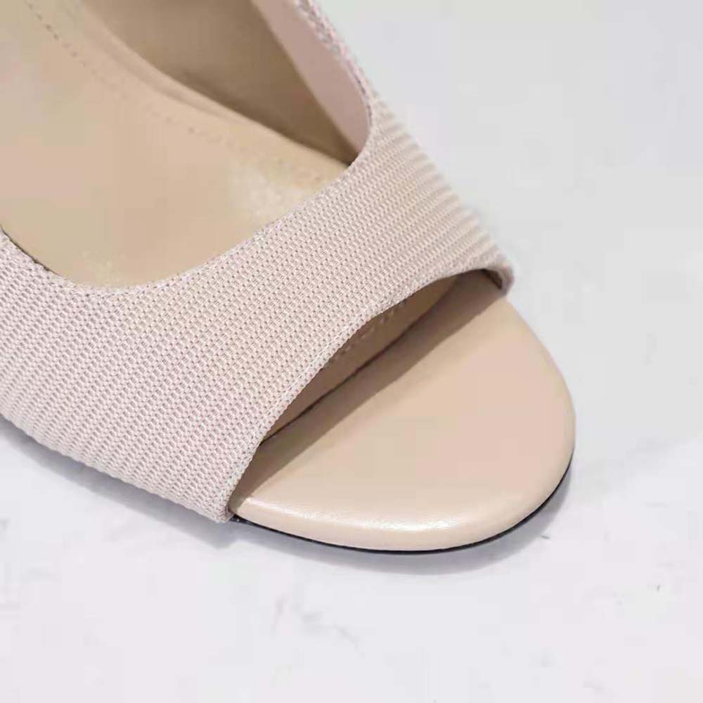 Dior Women J’adior Heeled Sandal Nude Technical Fabric in 8.5cm Heel - image 10