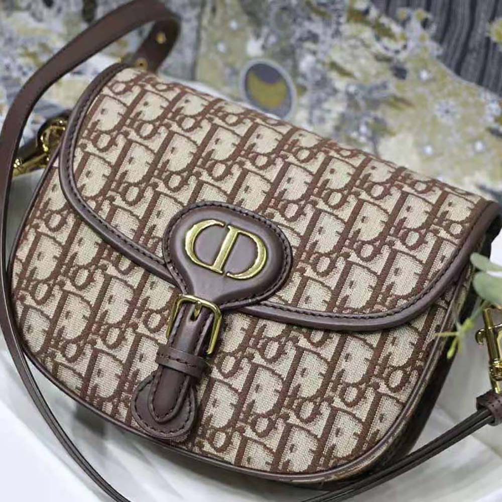 Dior Women Medium Dior Bobby Bag Brown Dior Oblique Jacquard - image 5