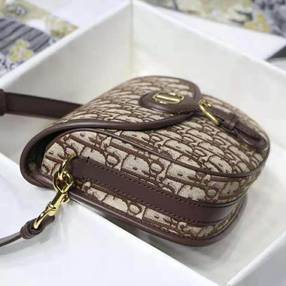 Dior Women Medium Dior Bobby Bag Brown Dior Oblique Jacquard - image 4