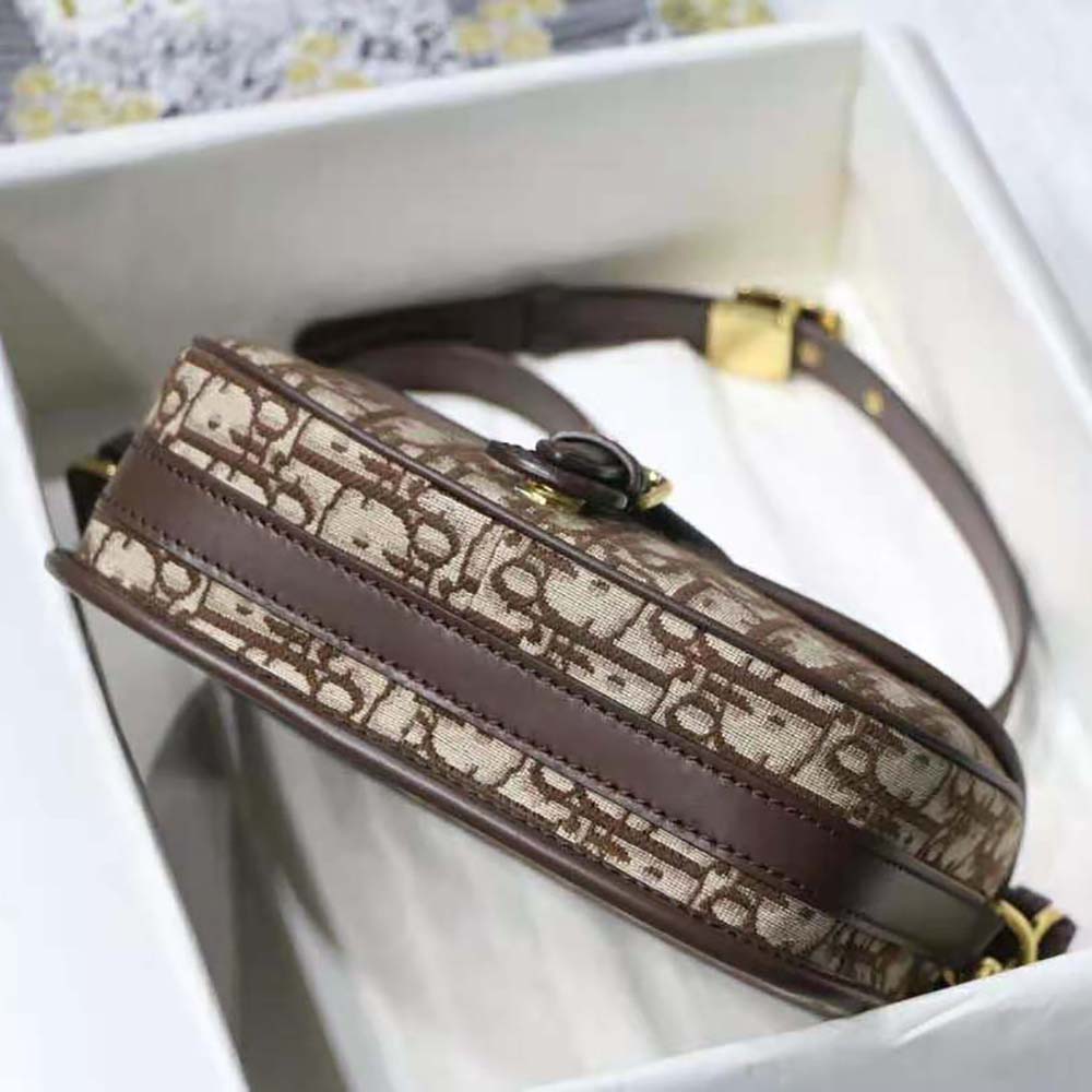 Dior Women Medium Dior Bobby Bag Brown Dior Oblique Jacquard - image 7