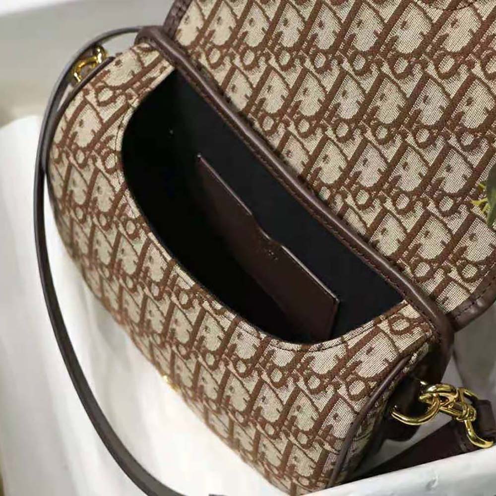Dior Women Medium Dior Bobby Bag Brown Dior Oblique Jacquard - image 8