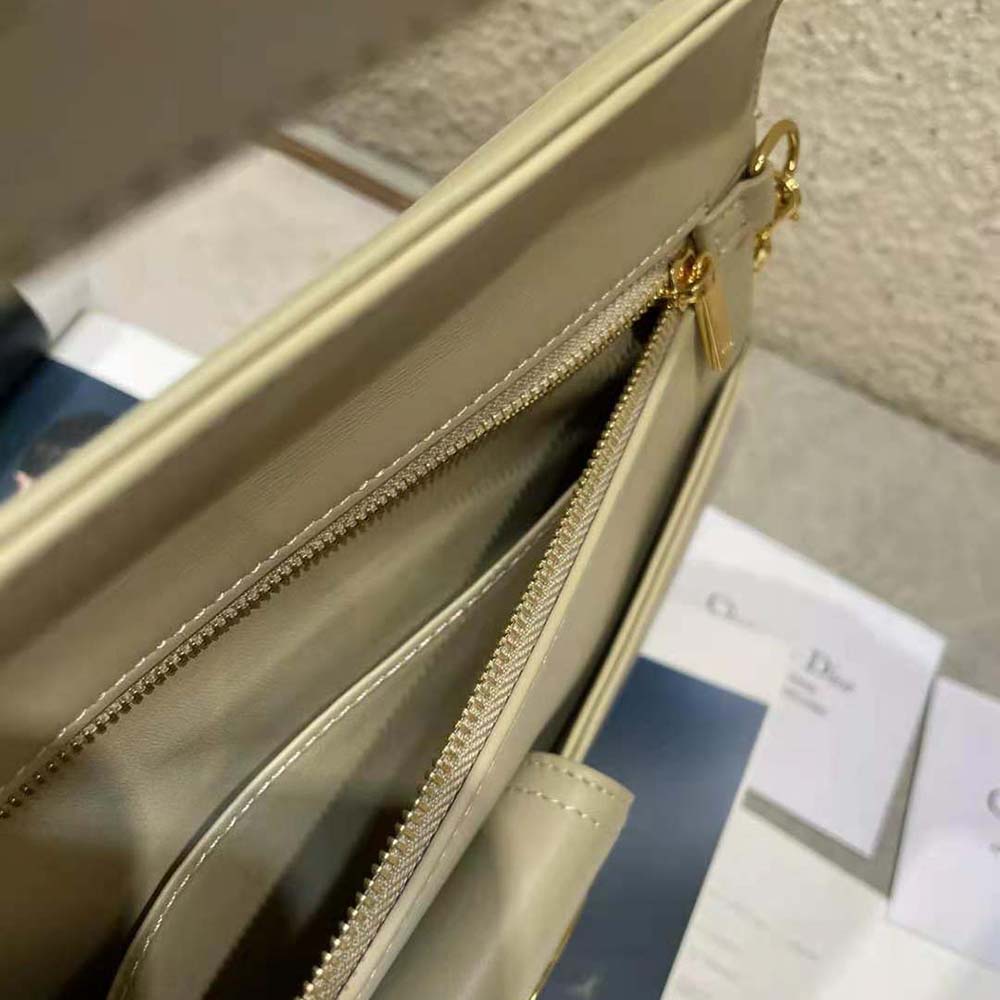 Dior Women Medium Diordouble Bag Smooth Calfskin-Beige - image 6