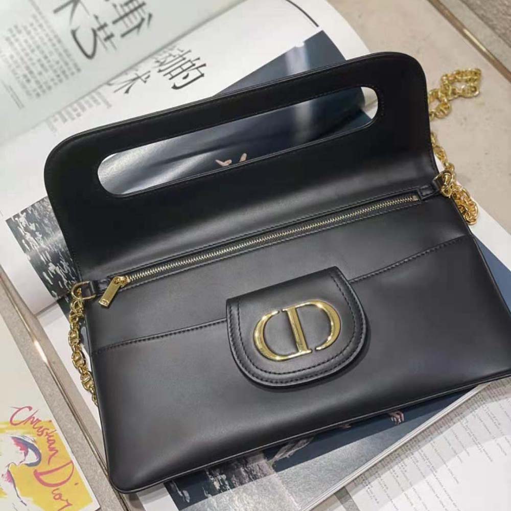 Dior Women Medium Diordouble Bag Smooth Calfskin-Black - image 6