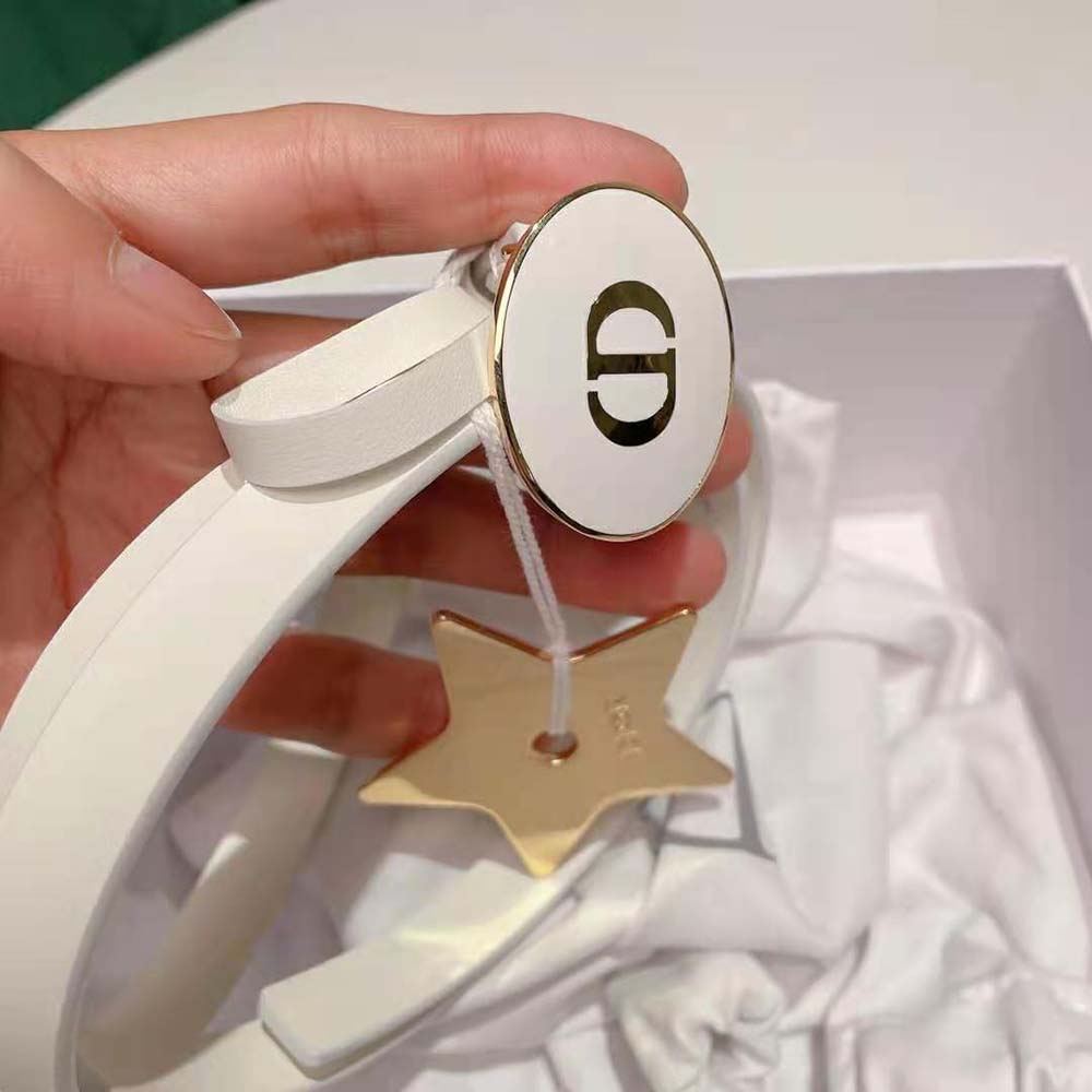 Dior Women Teddy-D Belt Smooth Calfskin-15 MM-White - image 10