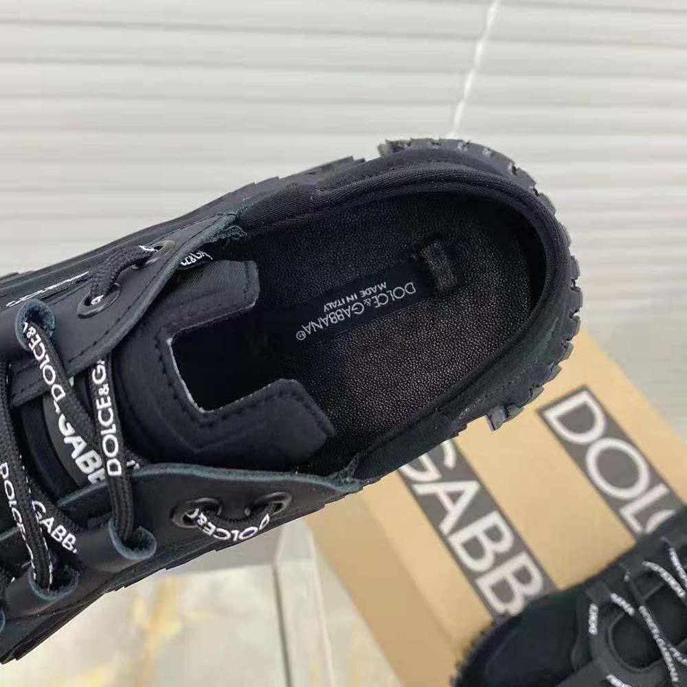Dolce Gabbana D&G Women Canvas NS1 Slip-on Sneakers-Black - image 9