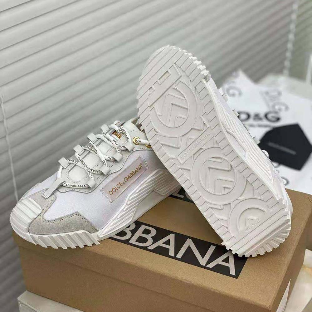 Dolce Gabbana D&G Women Canvas NS1 Slip-on Sneakers-White - image 6